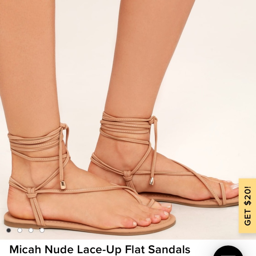 lac up gladiator sandals